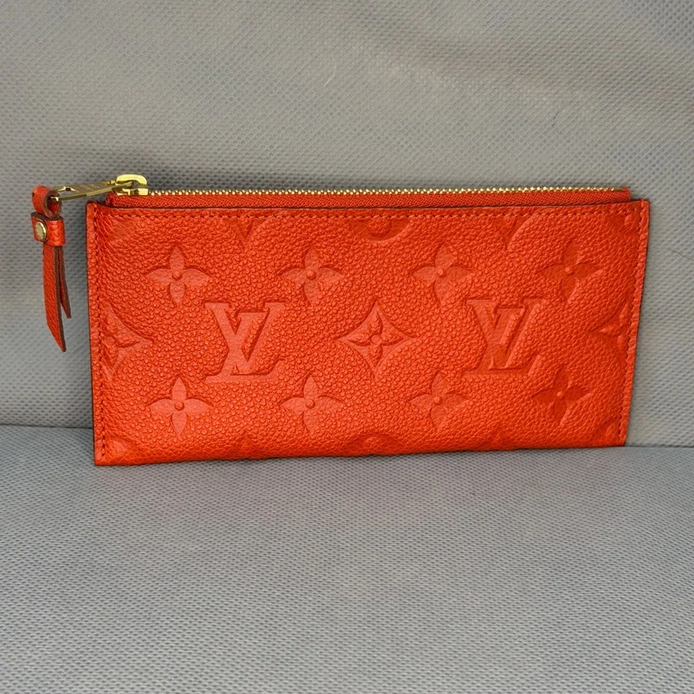 Louis Vuitton Empreinte Leather Zip Pouch – Red - Picture 5 of 9